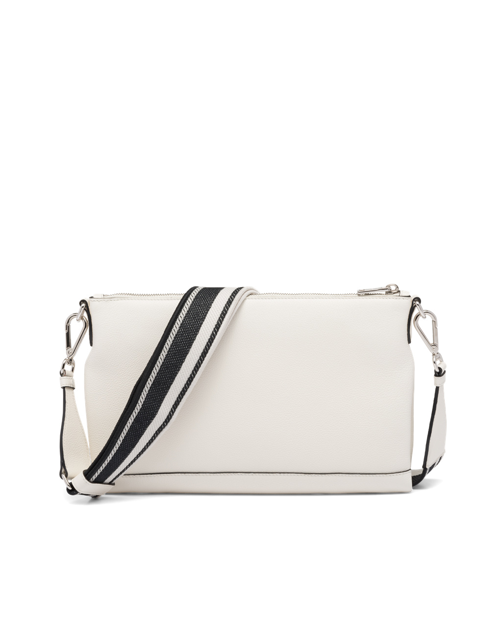 Prada Læder Shoulder Bag Bílé | 419576XIB