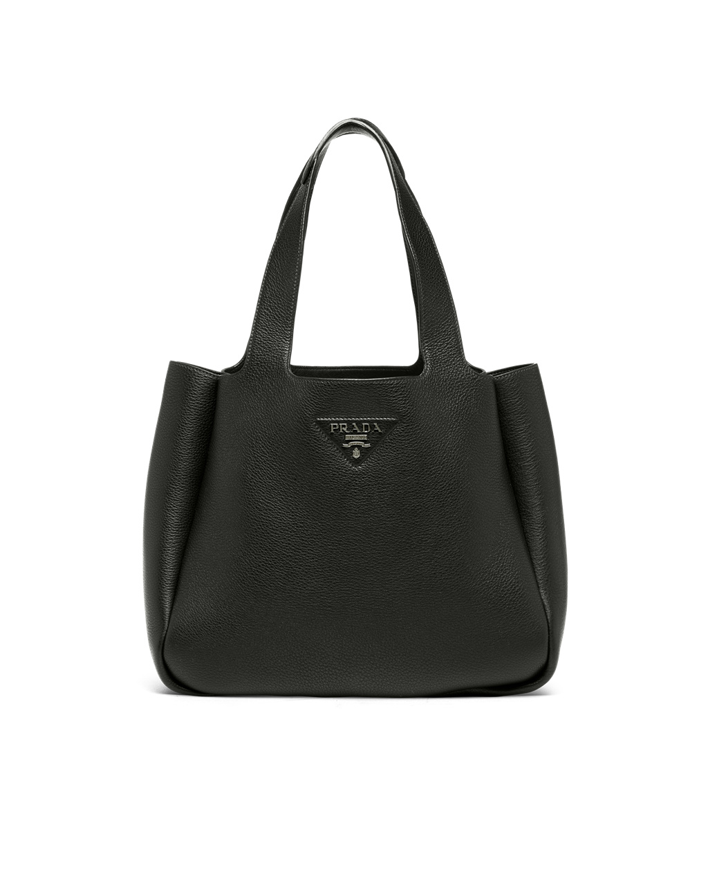 Prada Læder Tote Černé | 736802SFR