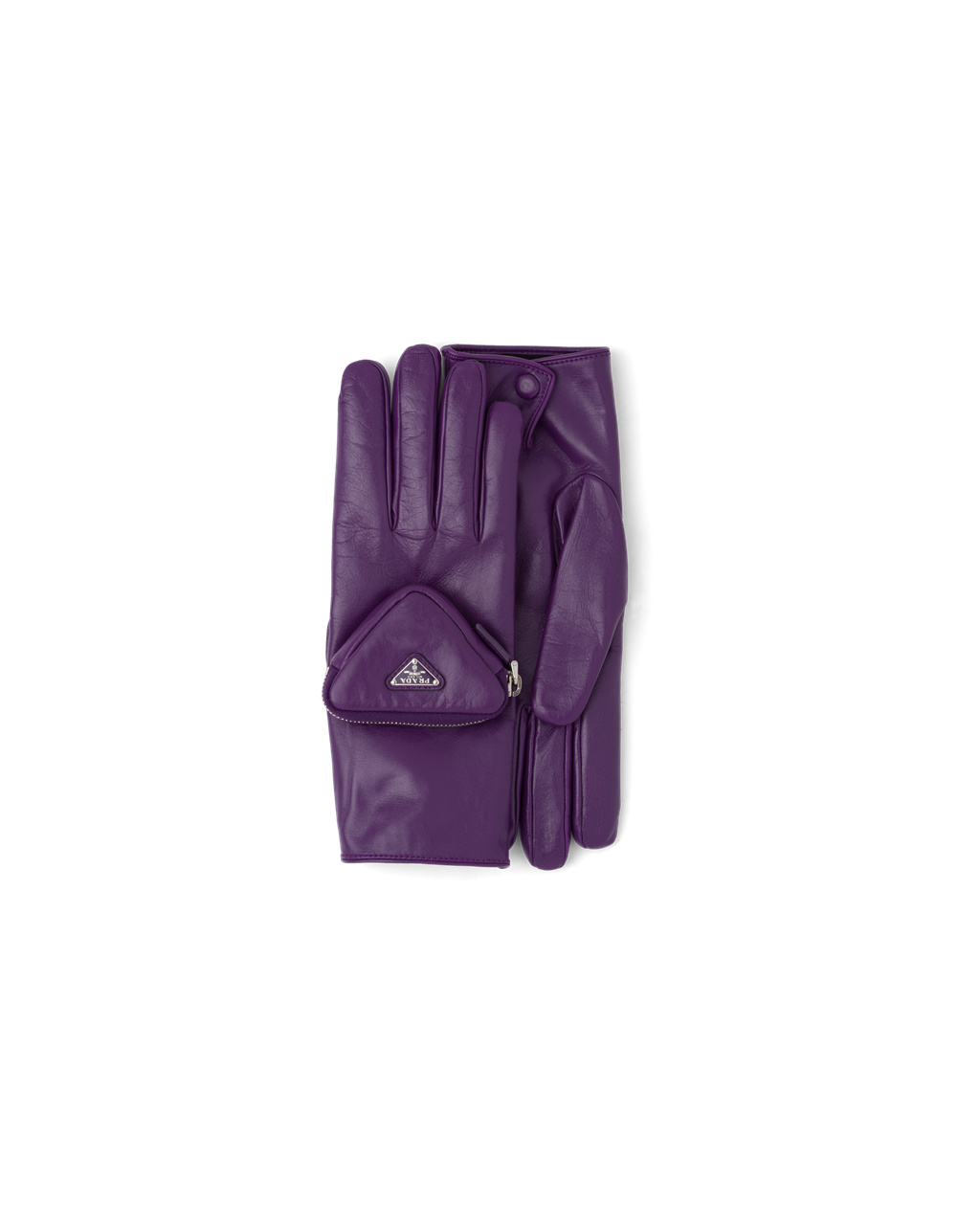 Prada Napa Læder Gloves Cyclamen | 346059YGJ