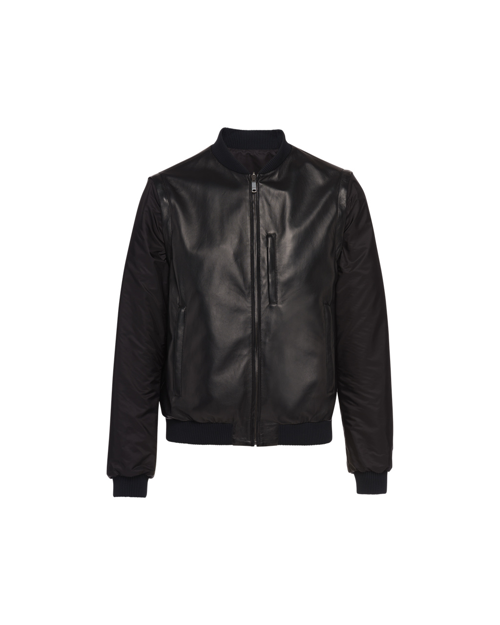 Prada Nappa Læder Jacket Černé | 752681MEG