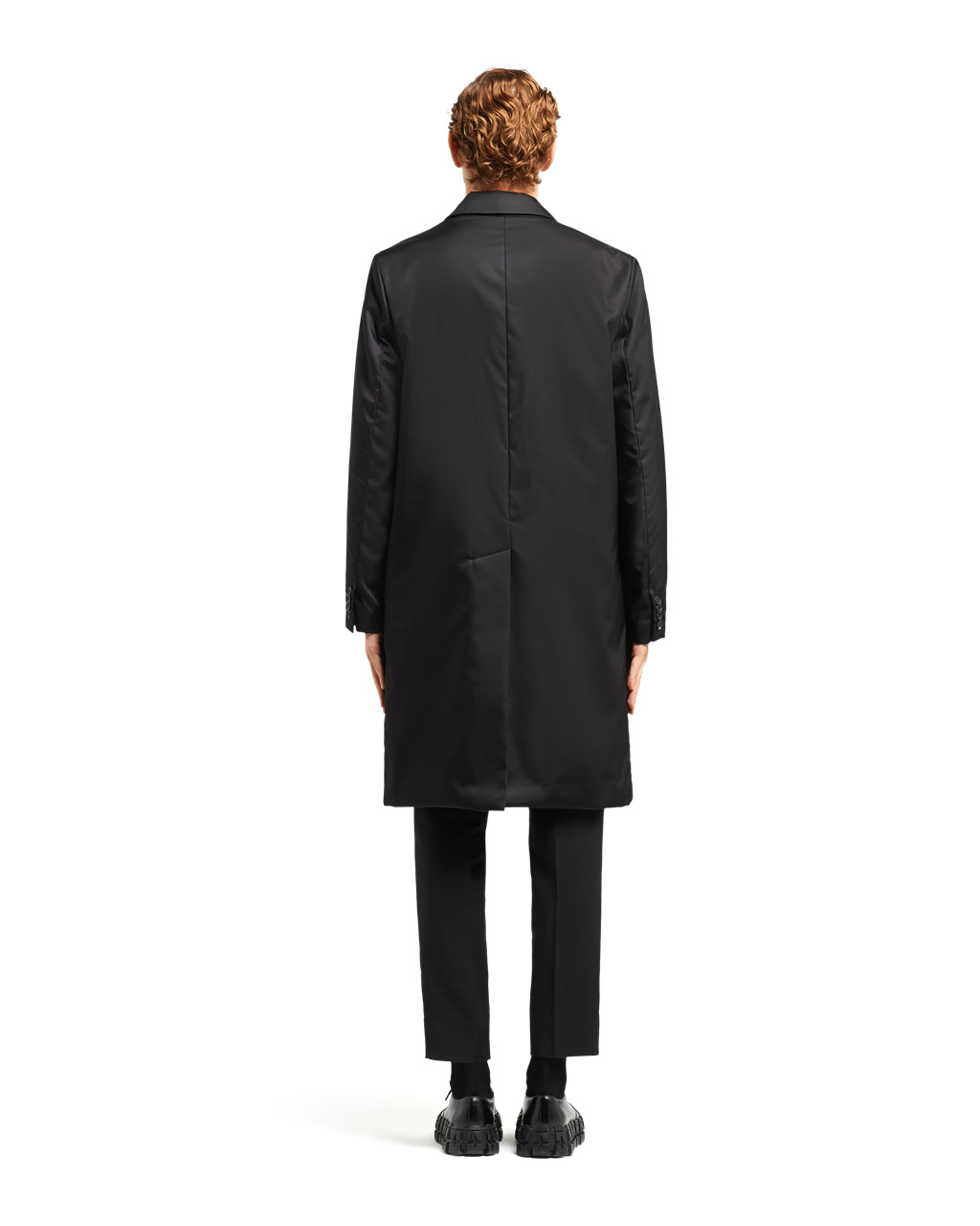 Prada Nylon Coat Černé | 486720ESF