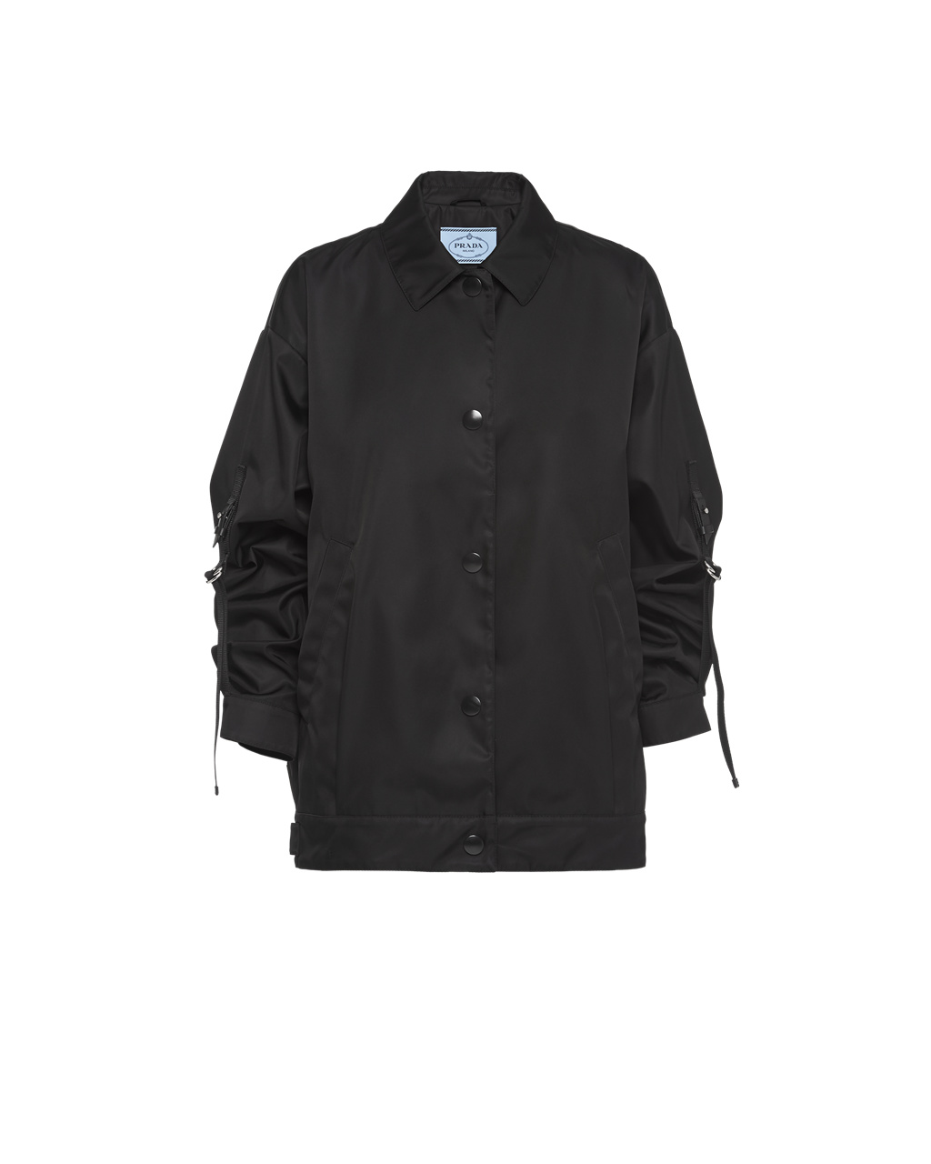 Prada Nylon Gabardine Blouson Jacket Černé | 928137DAK