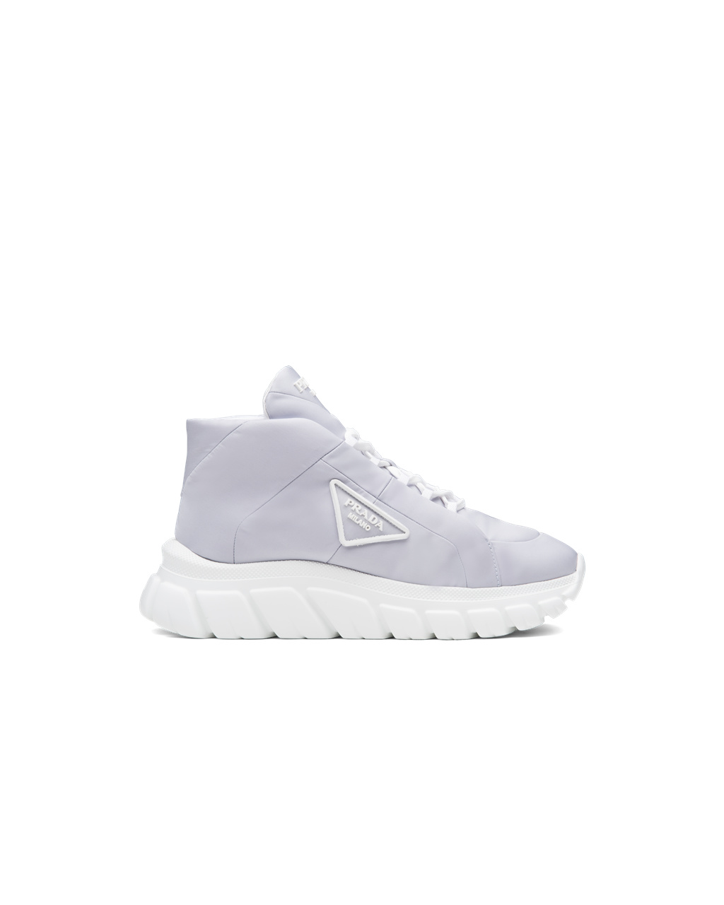 Prada Nylon Gabardine Sneakers Blankyt | 276031DMO