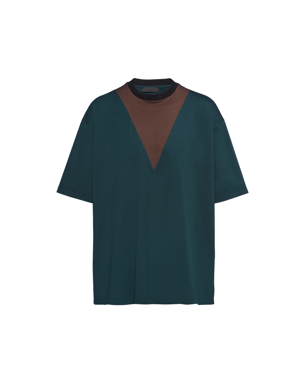 Prada Oversized Bavlněné T-shirt Zelene | 931072QAX