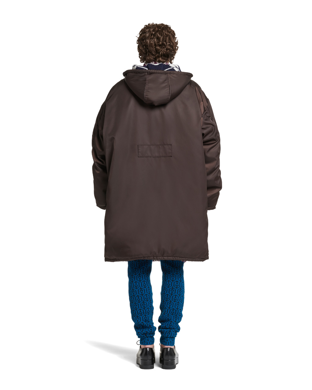 Prada Oversized Re-nylon Raincoat Tmavě Hnědé | 785132KPJ