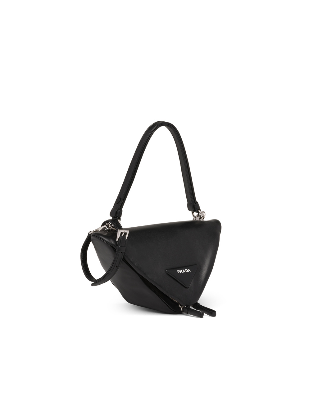 Prada Padded Nappa Læder Handbag Černé | 495273TIW