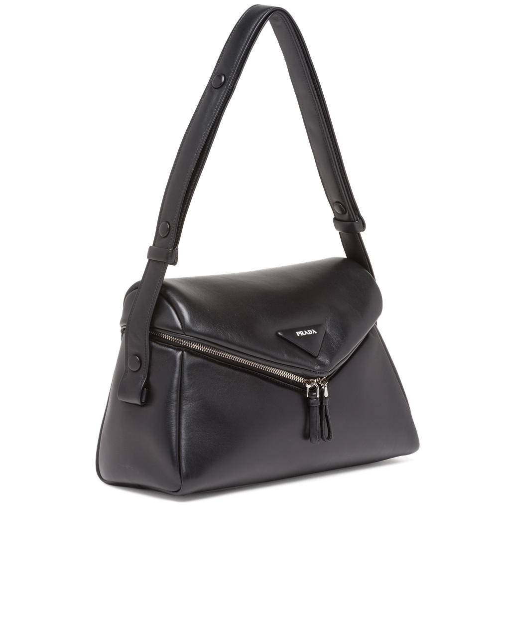 Prada Padded Nappa Læder Prada Signaux Bag Černé | 782560XDP