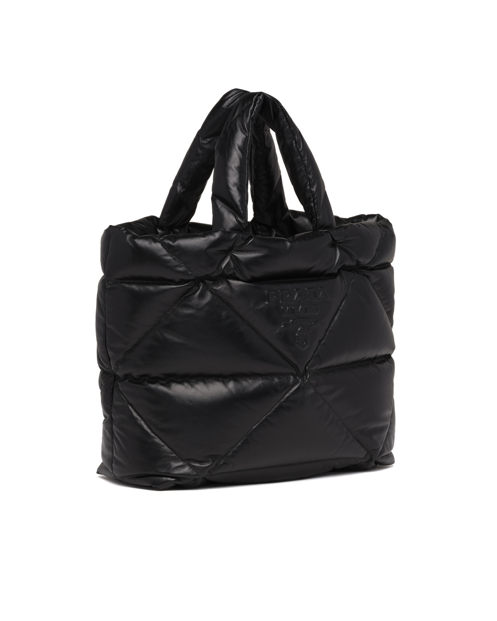 Prada Padded Nappa Tote Bag Černé | 645839VDT