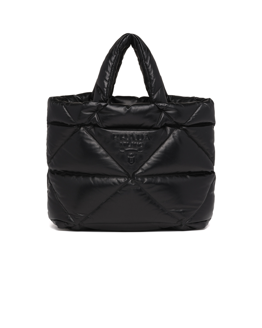 Prada Padded Nappa Tote Bag Černé | 645839VDT