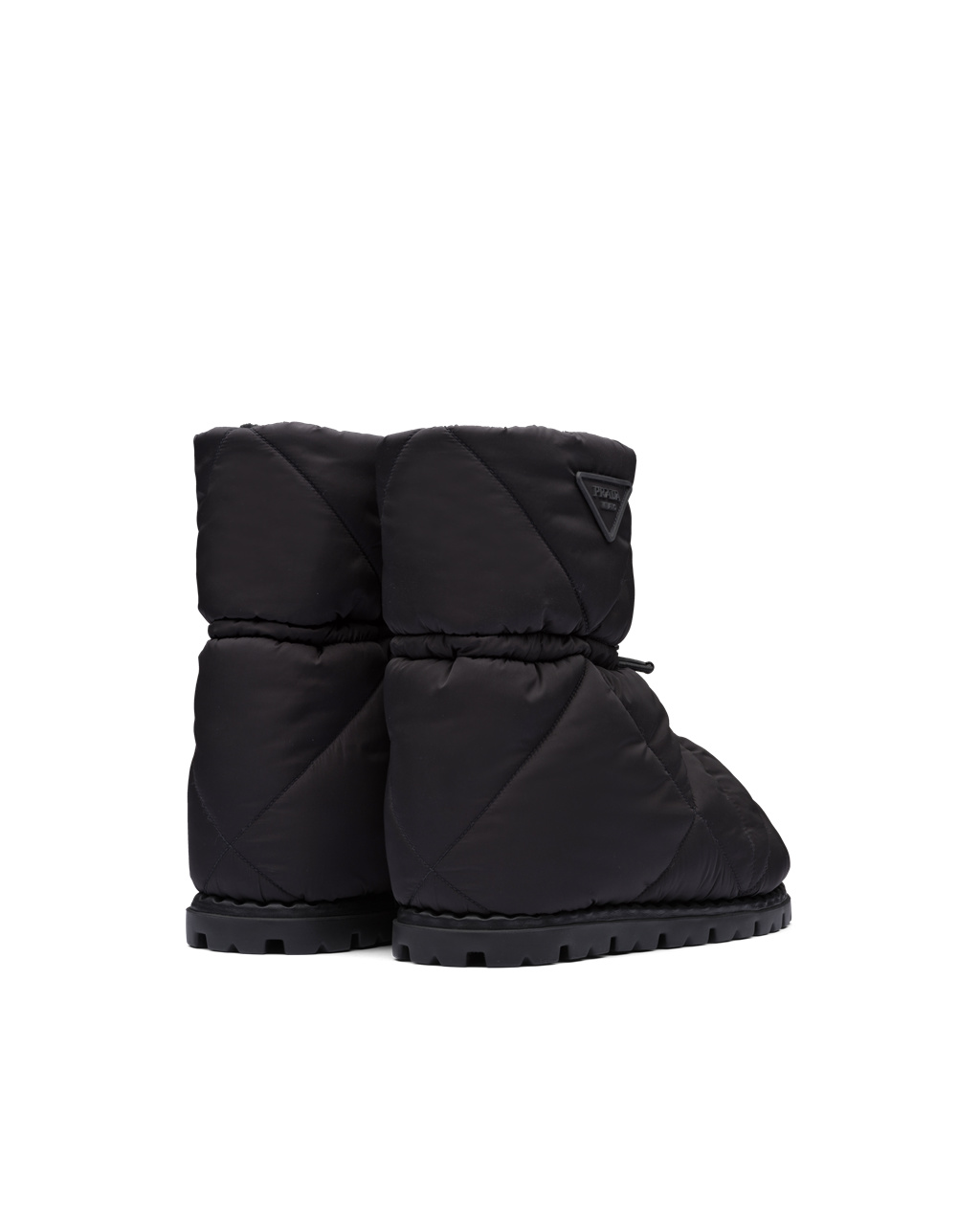 Prada Padded Nylon Fabric Booties Černé | 286094HMR