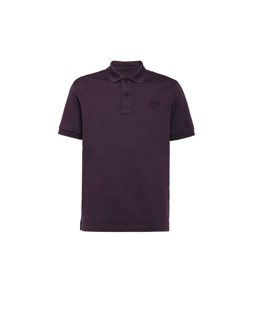 Prada Piqué Polo Shirt Plum | 197630RNW