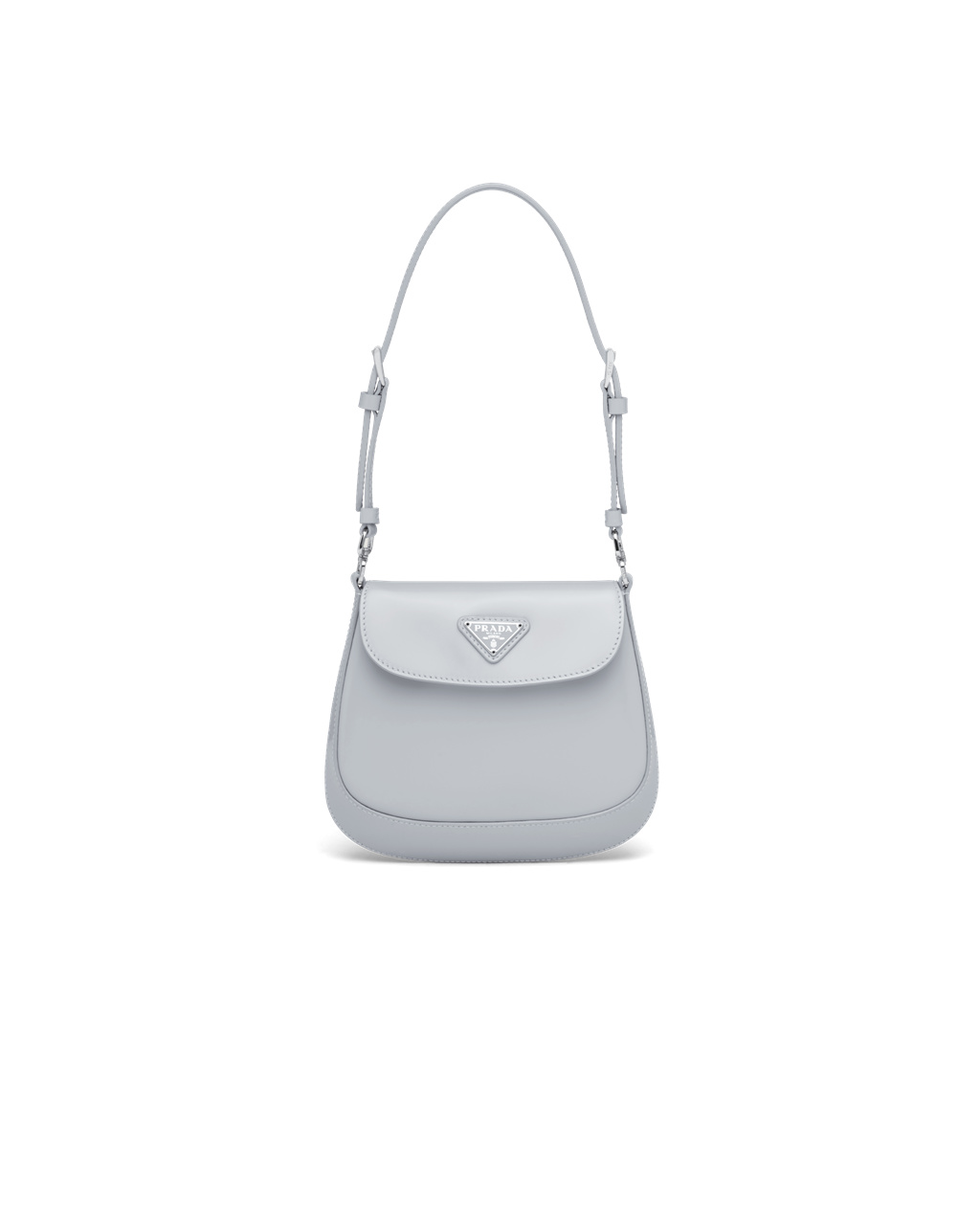 Prada Prada Cleo Brushed Læder Mini Bag Blankyt | 278190NOD