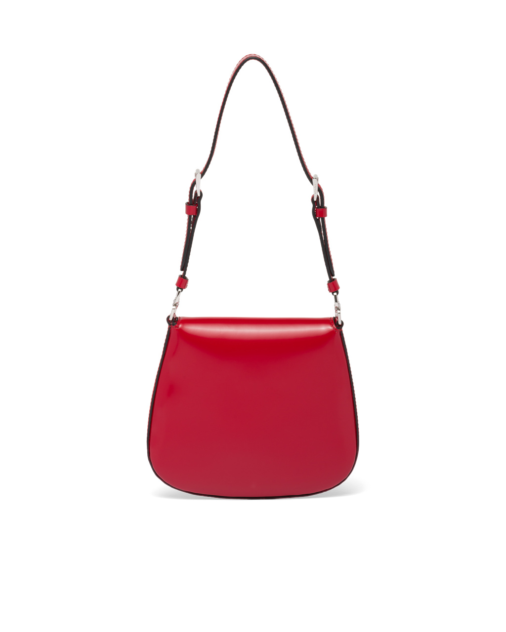 Prada Prada Cleo Brushed Læder Mini Bag Scarlet | 815427ZIC