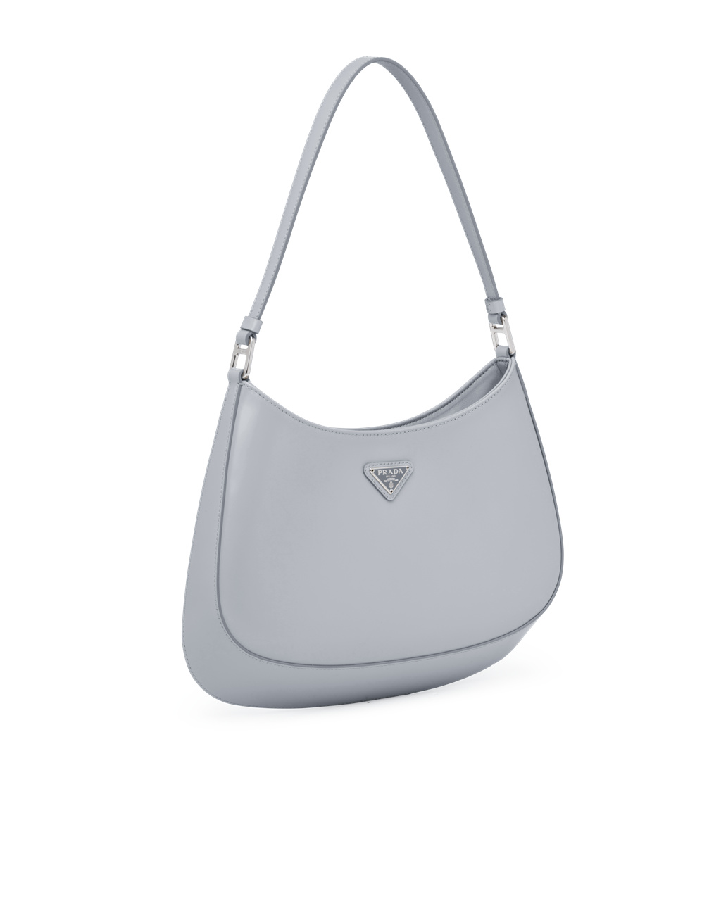 Prada Prada Cleo Brushed Læder Shoulder Bag Blankyt | 871564VXE