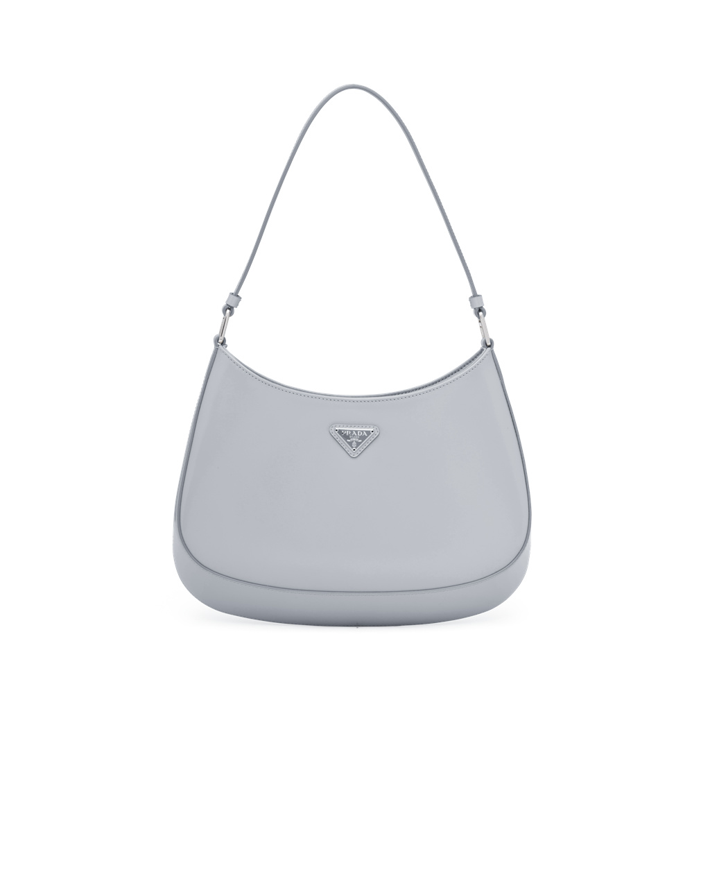 Prada Prada Cleo Brushed Læder Shoulder Bag Blankyt | 871564VXE