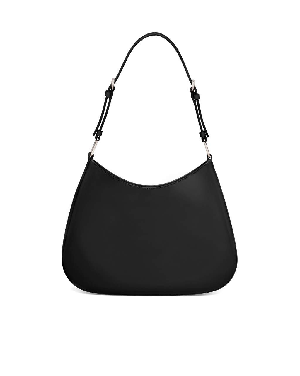 Prada Prada Cleo Brushed Læder Shoulder Bag Černé | 928071WYV