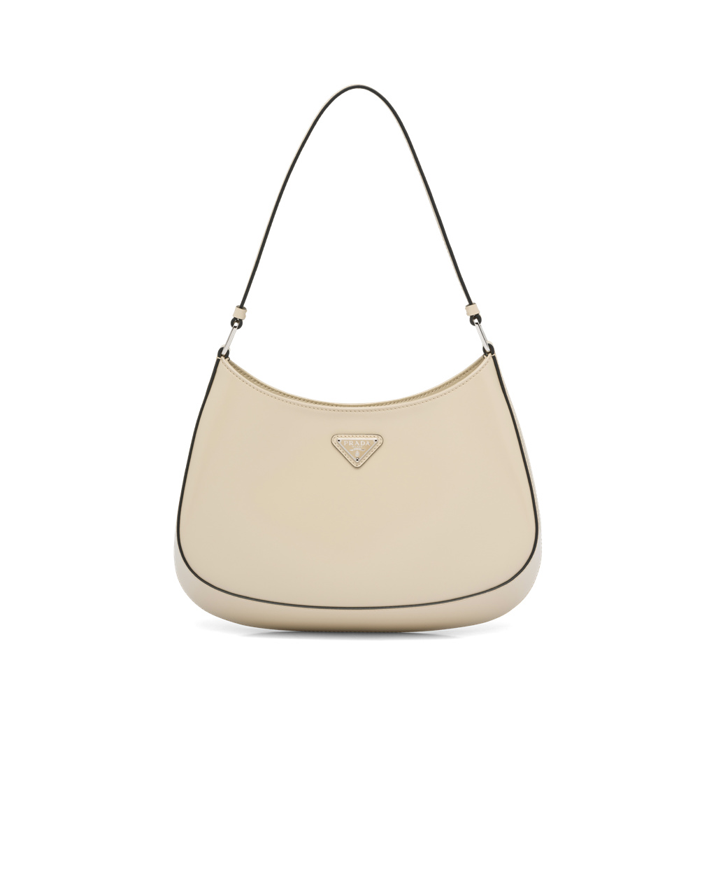 Prada Prada Cleo Brushed Læder Shoulder Bag Desert N | 948567JVC