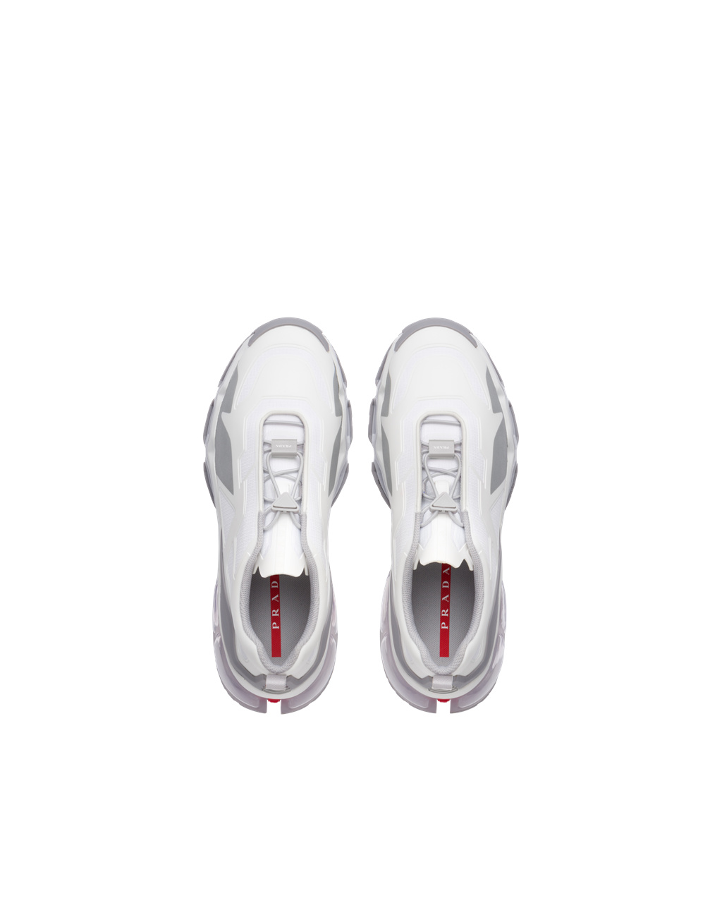 Prada Prada Collision Cross Sneakers Bílé | 716853UYS