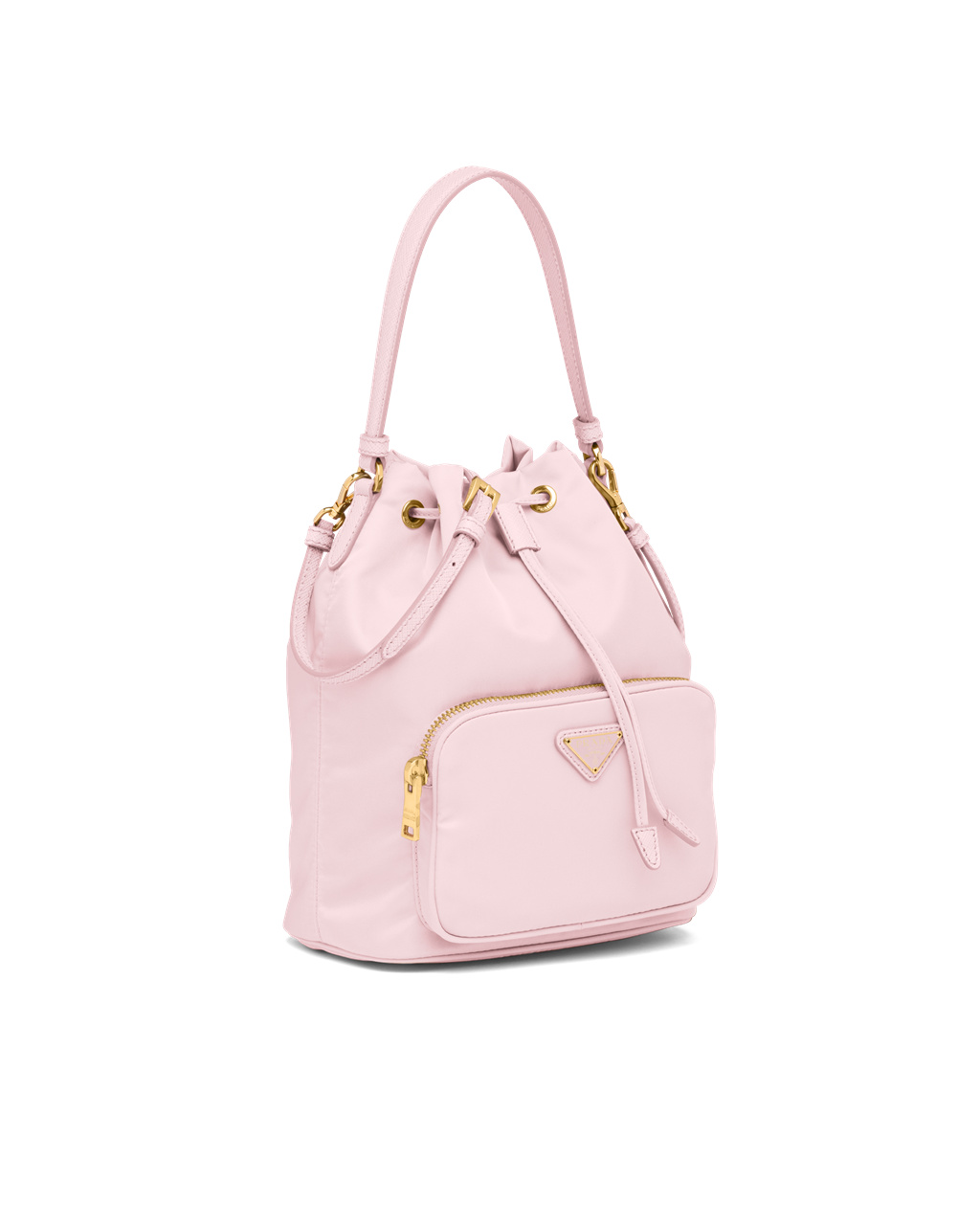 Prada Prada Duet Re-nylon Bucket Shoulder Bag Růžové | 468725JPV