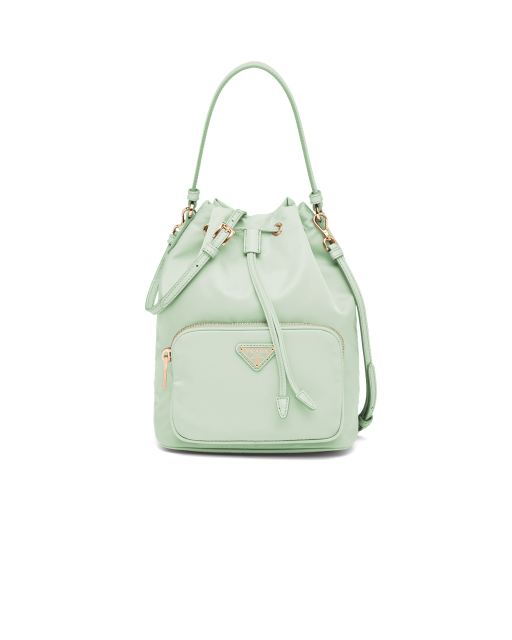 Prada Prada Duet Re-nylon Bucket Shoulder Bag Aqua | 735842MOX