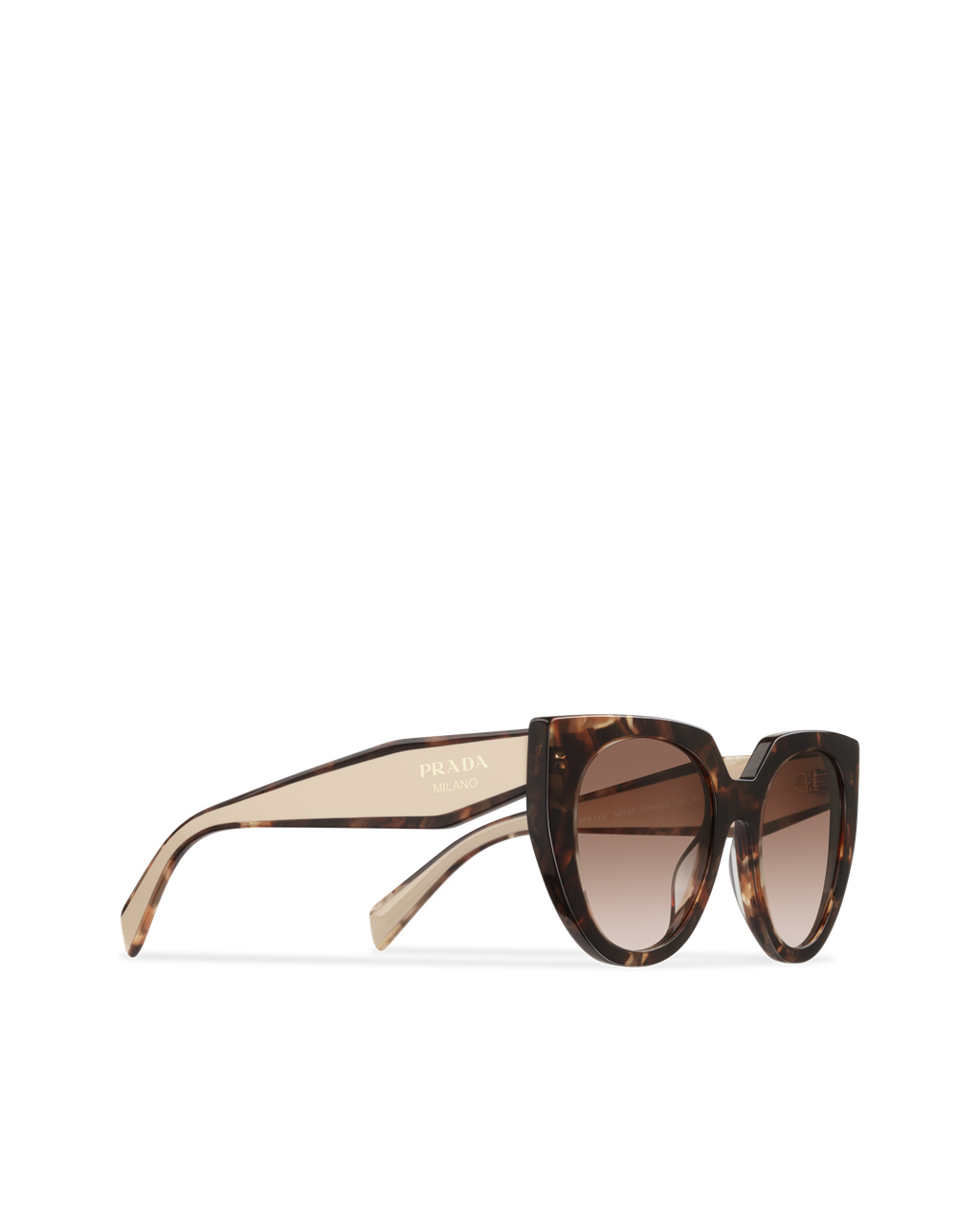 Prada Prada Eyewear Sbírka Sunglasses Cat-eye Tmavě Hnědé | 682374YWU