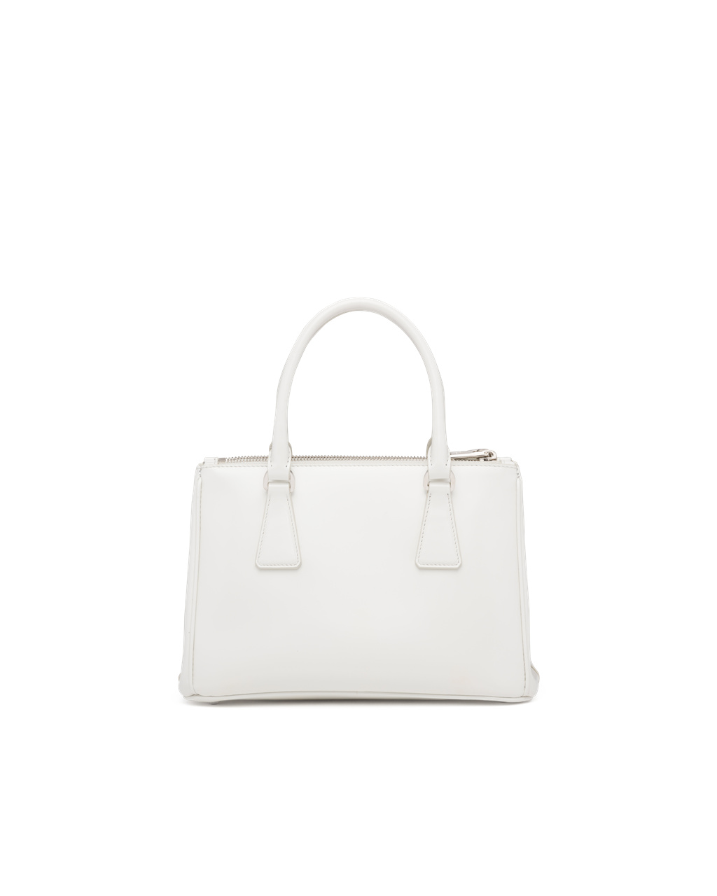 Prada Prada Galleria Brushed Læder Small Bag Bílé | 436217OJN