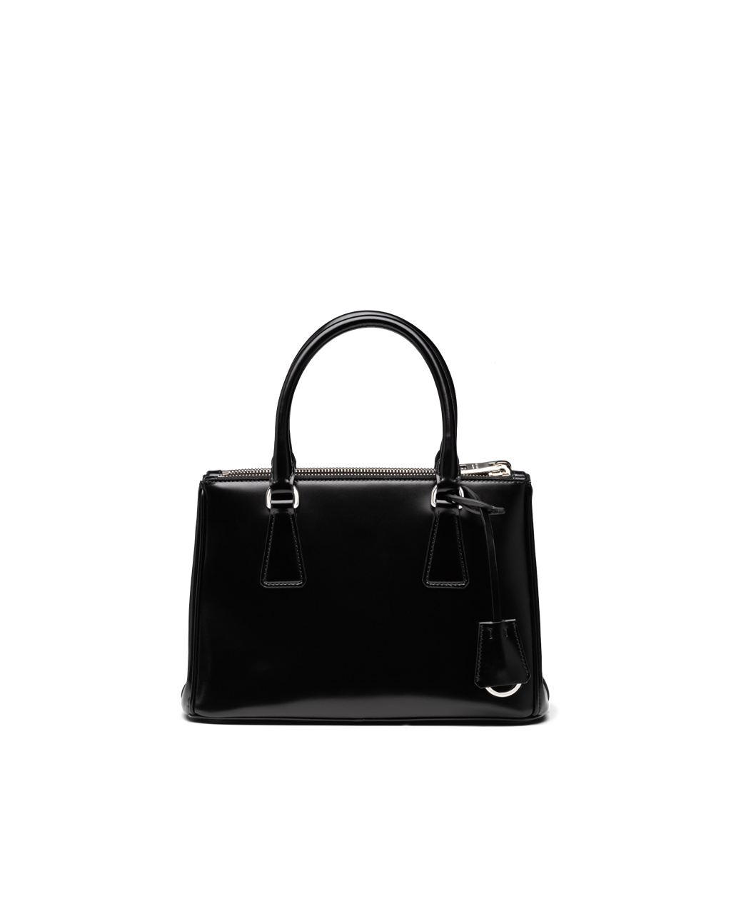 Prada Prada Galleria Brushed Læder Small Bag Černé | 987130FPY