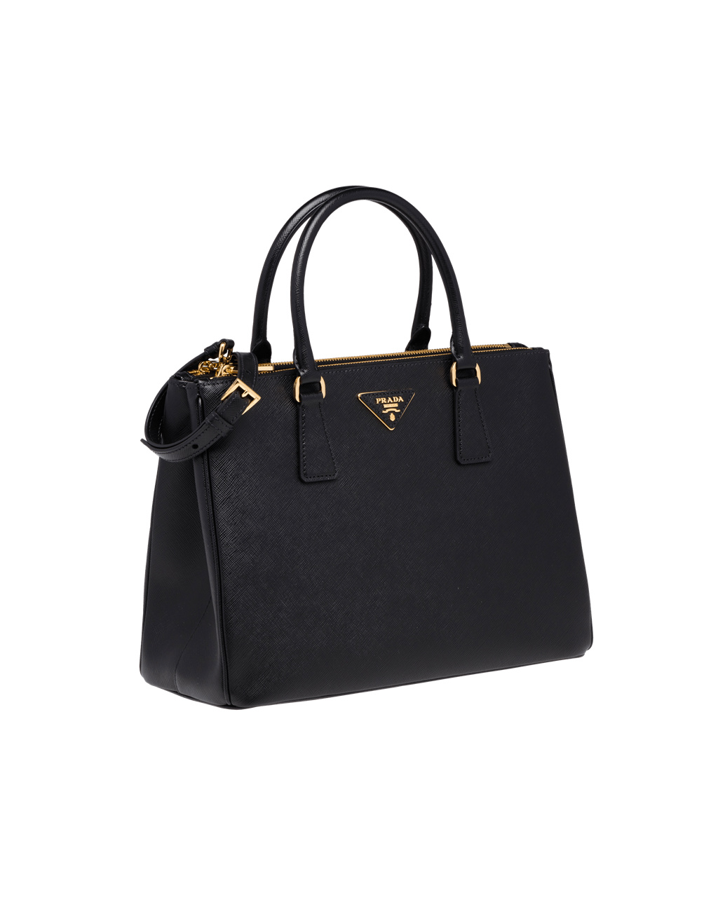 Prada Prada Galleria Saffiano Læder Large Bag Černé | 605748XHE