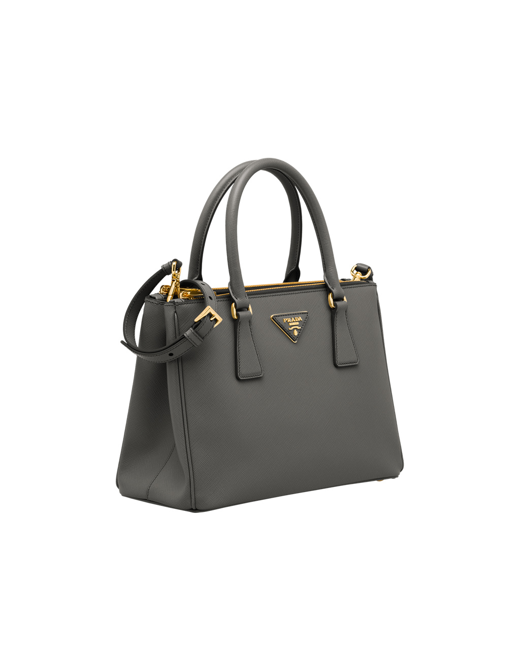 Prada Prada Galleria Saffiano Læder Medium Bag Slate Gray | 421987VBG