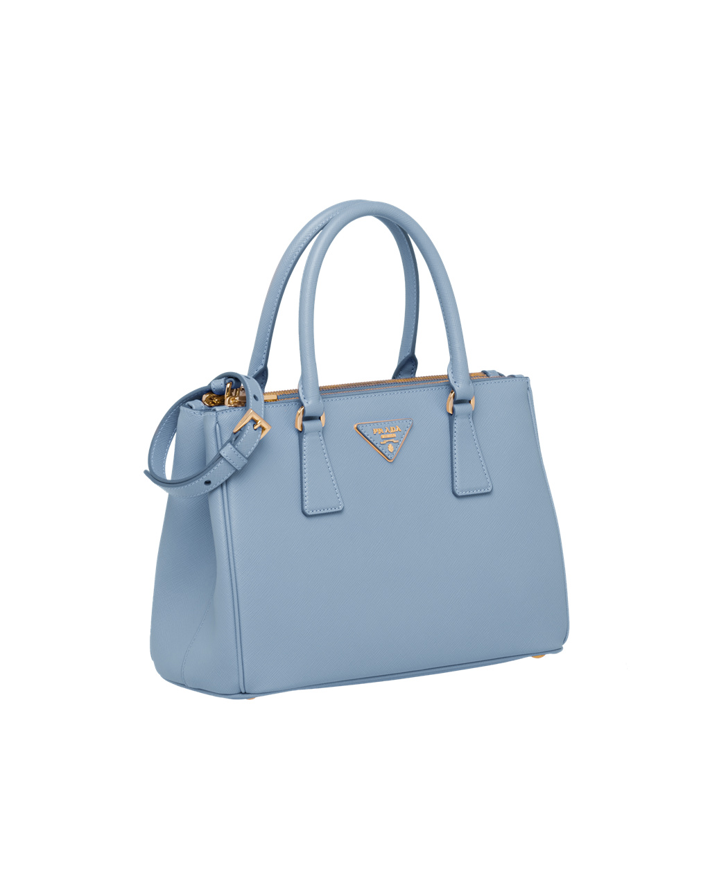 Prada Prada Galleria Saffiano Læder Medium Bag Celeste | 879043SYC