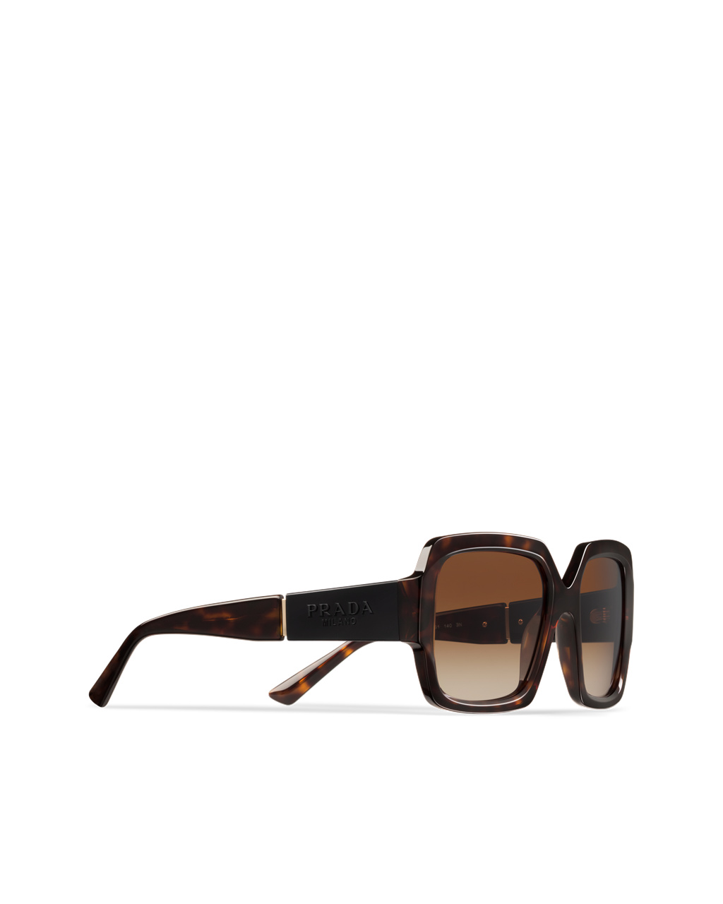 Prada Prada Monochrome Sunglasses Squared Gradient Sienna Lenses | 198056KIM