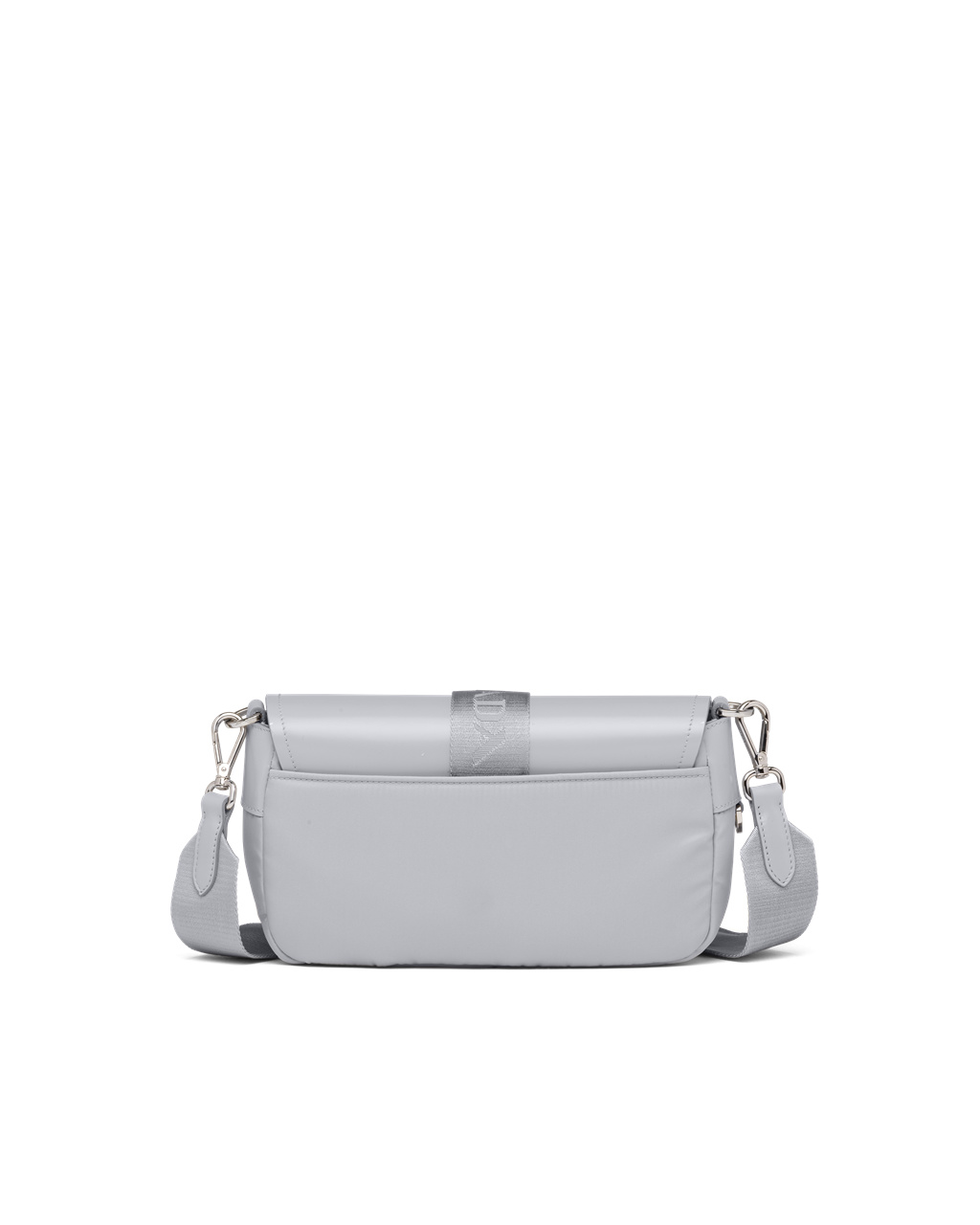 Prada Prada Pocket Nylon And Brushed Læder Bag Blankyt | 397542RUZ