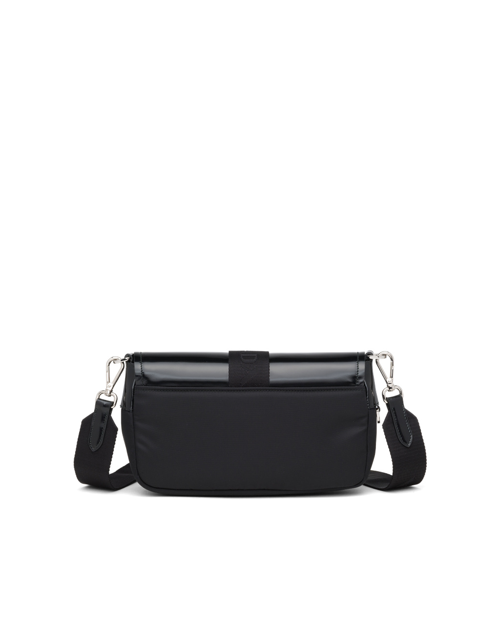 Prada Prada Pocket Nylon And Brushed Læder Bag Černé | 971352RYM