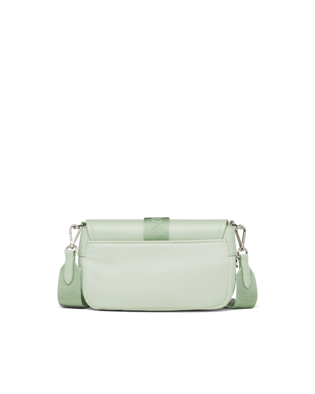 Prada Prada Pocket Nylon And Brushed Læder Bag Aqua | 982503OZV