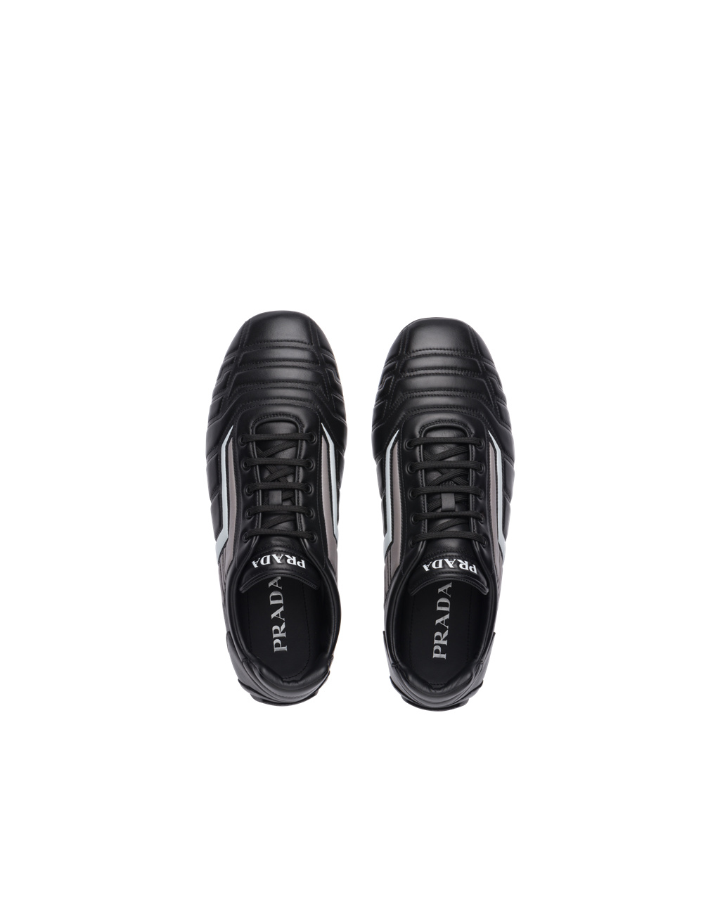 Prada Prada Rev Læder Sneakers Černé | 624197STJ