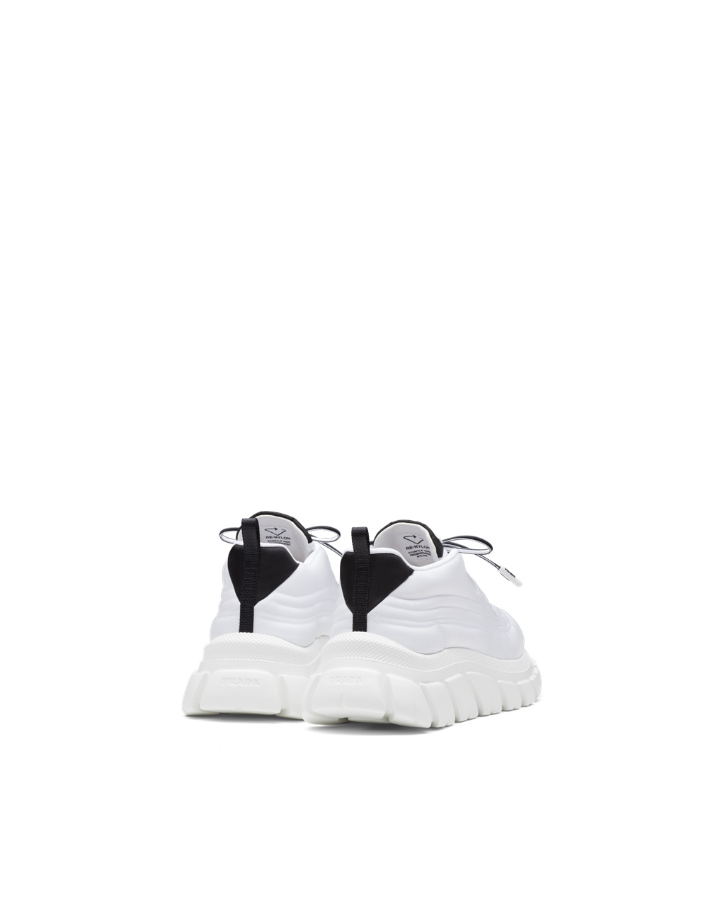 Prada Prada Rush Gabardine Re-nylon Sneakers Bílé Černé | 894302WDA
