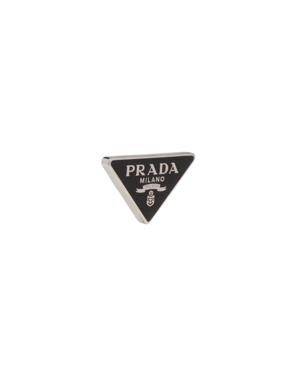 Prada Prada Symbole Clip Left Earring Černé | 987210ETS