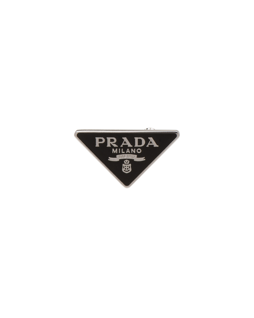 Prada Prada Symbole Clip Right Earring Černé | 048971DUA