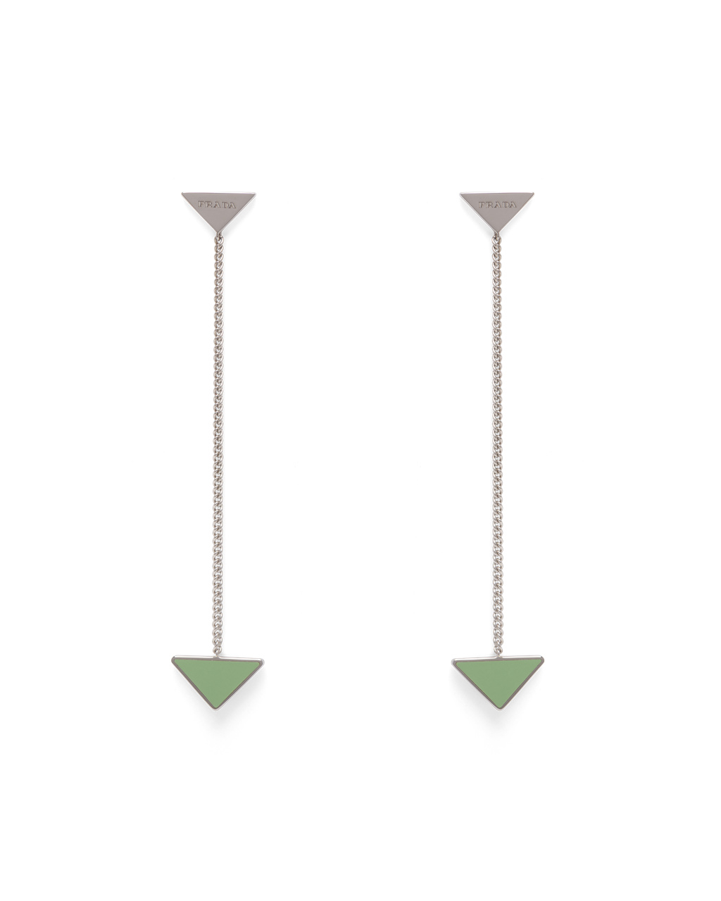 Prada Prada Symbole Drop Earrings Aqua | 139027UGL