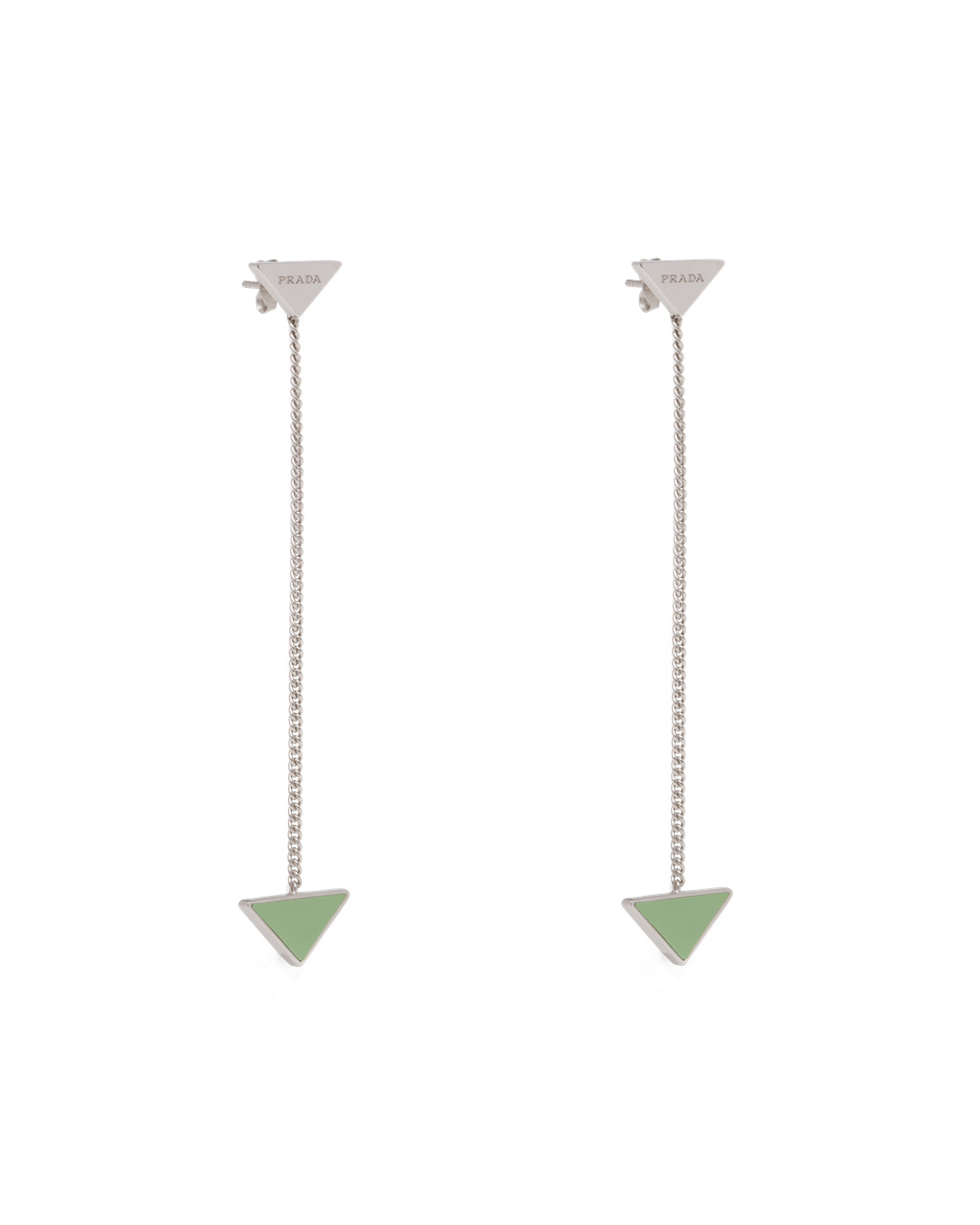 Prada Prada Symbole Drop Earrings Aqua | 139027UGL