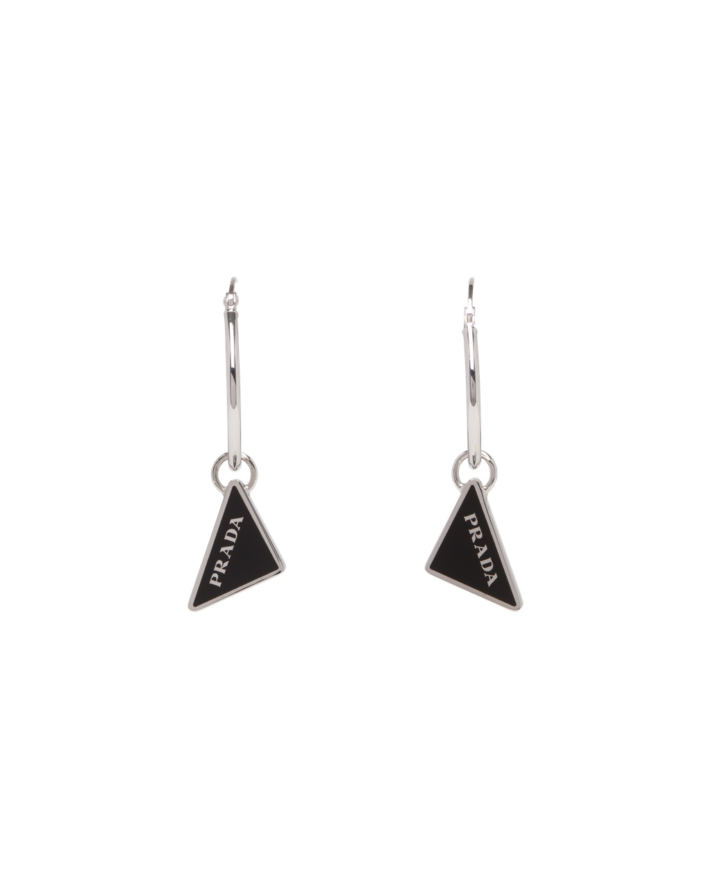 Prada Prada Symbole Drop Earrings Černé | 972683YKR