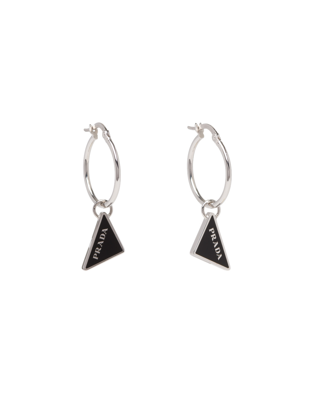 Prada Prada Symbole Drop Earrings Černé | 972683YKR