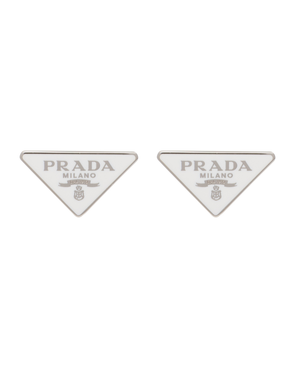 Prada Prada Symbole Earrings Bílé | 502817UCS