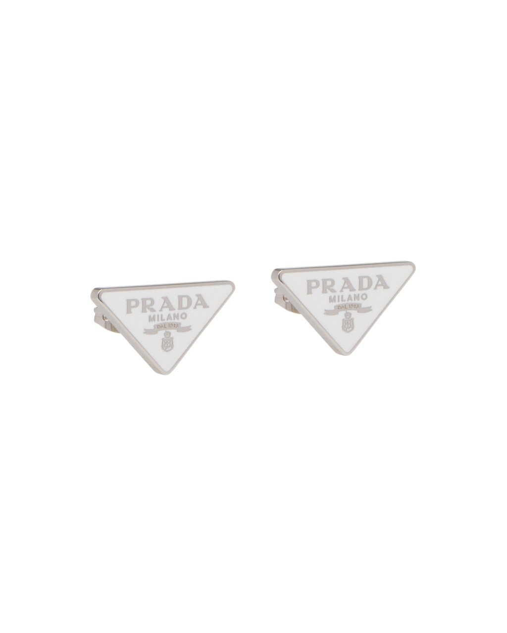 Prada Prada Symbole Earrings Bílé | 502817UCS