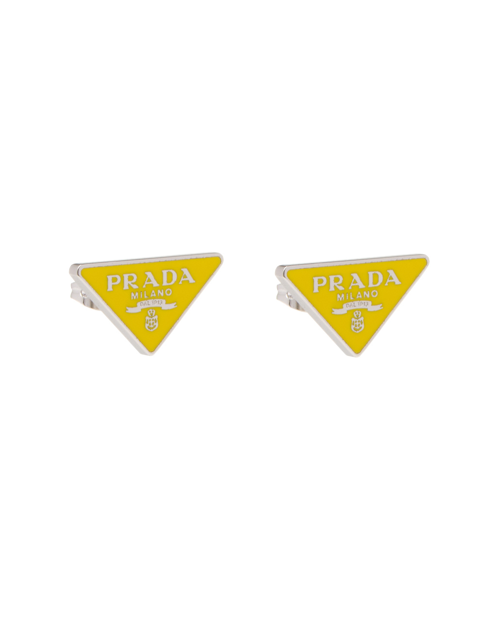 Prada Prada Symbole Earrings Žluté | 048715YSI