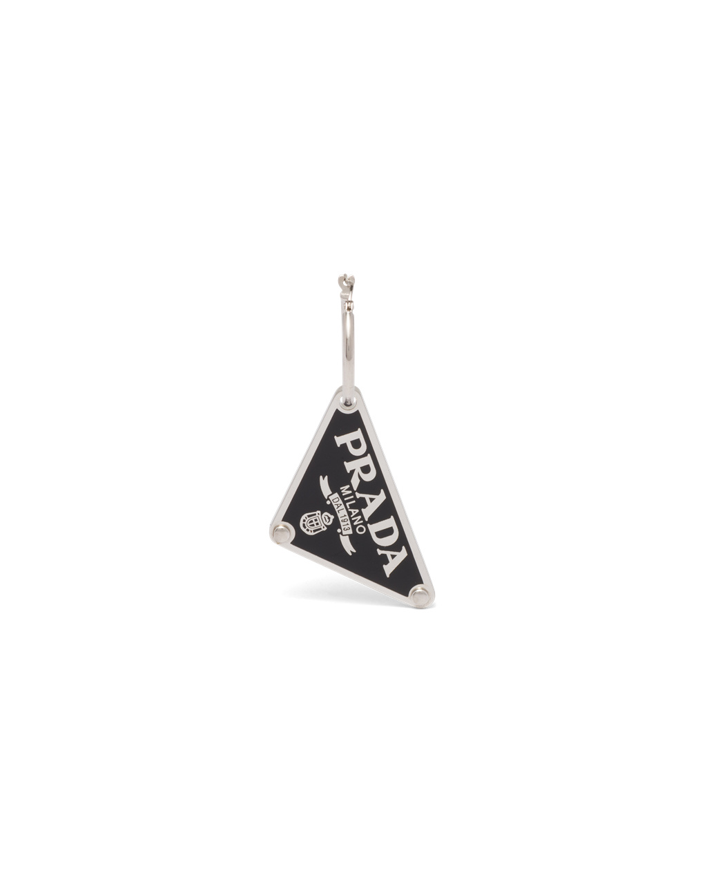 Prada Prada Symbole Pendant Right Earring Černé | 431068RJM