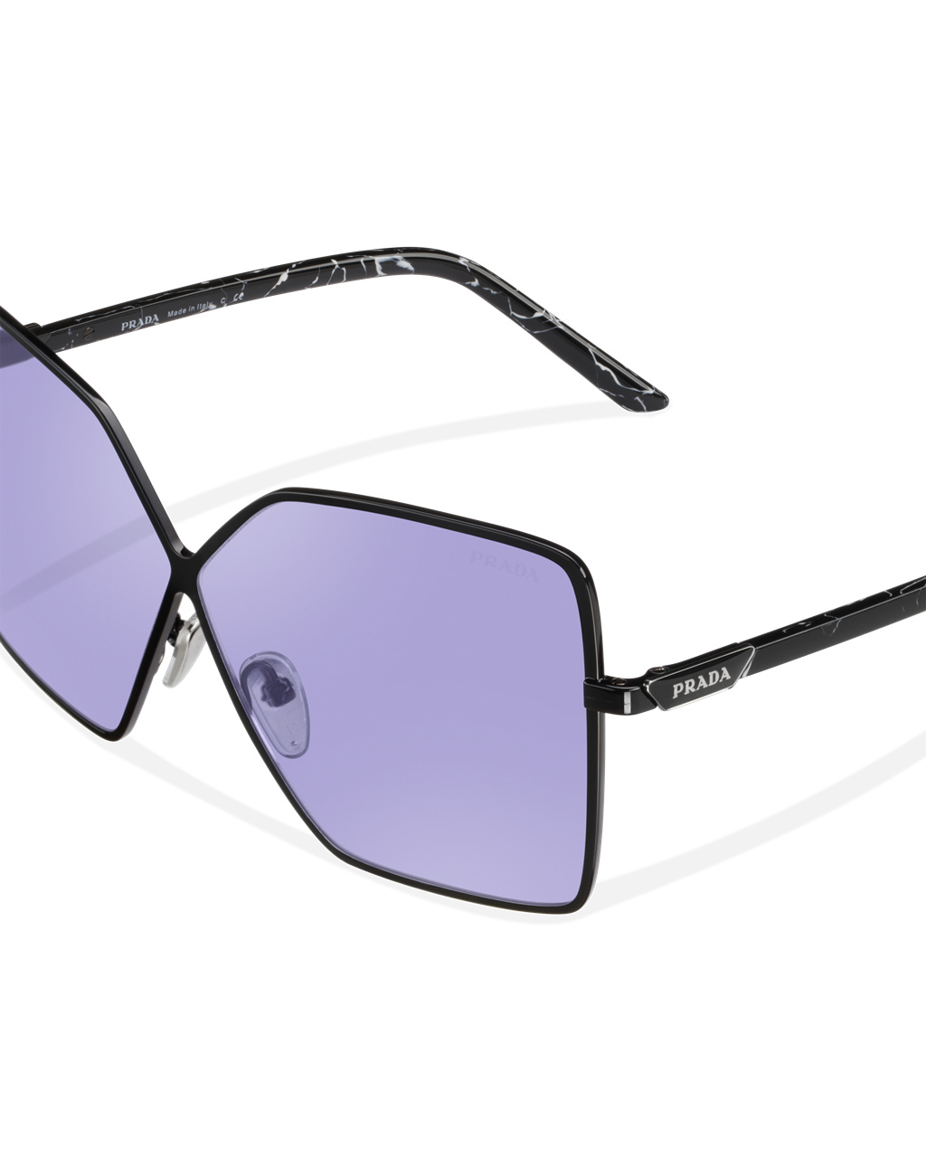 Prada Prada Symbole Sunglasses Squared Fialové | 576218XDW