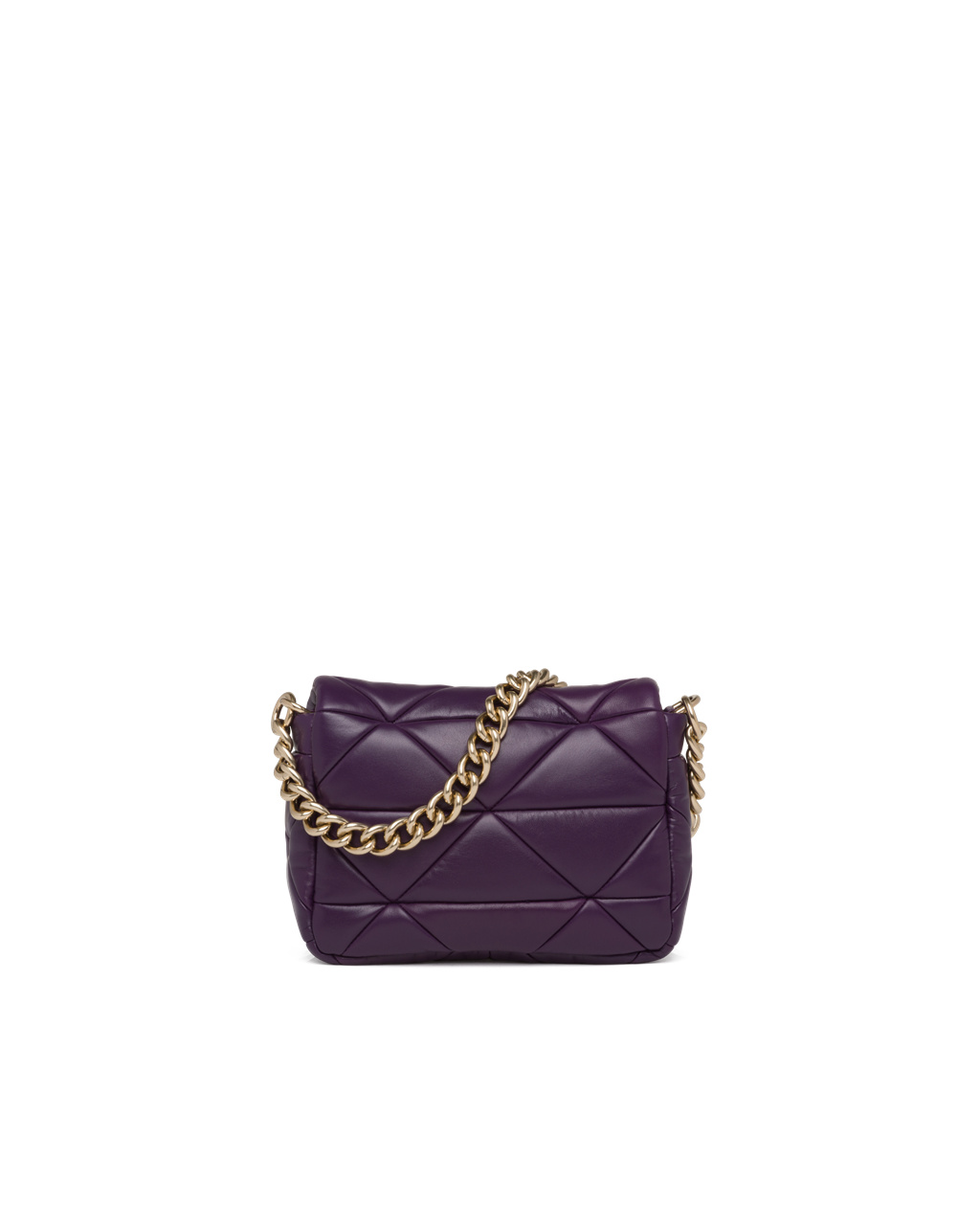 Prada Prada System Nappa Læder Patchwork Bag Violet | 604758JKF