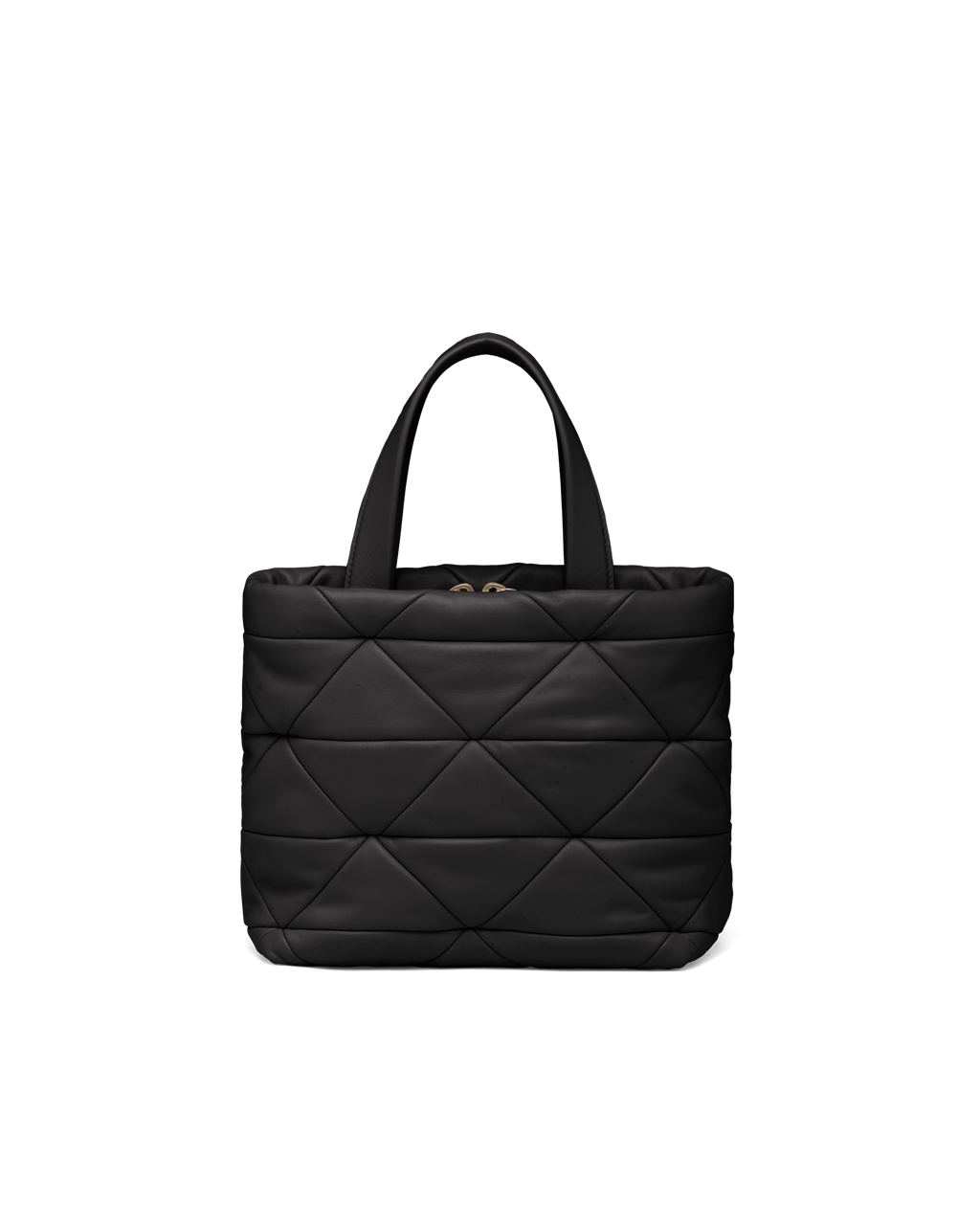 Prada Prada System Nappa Læder Patchwork Tote Černé | 610285QMP