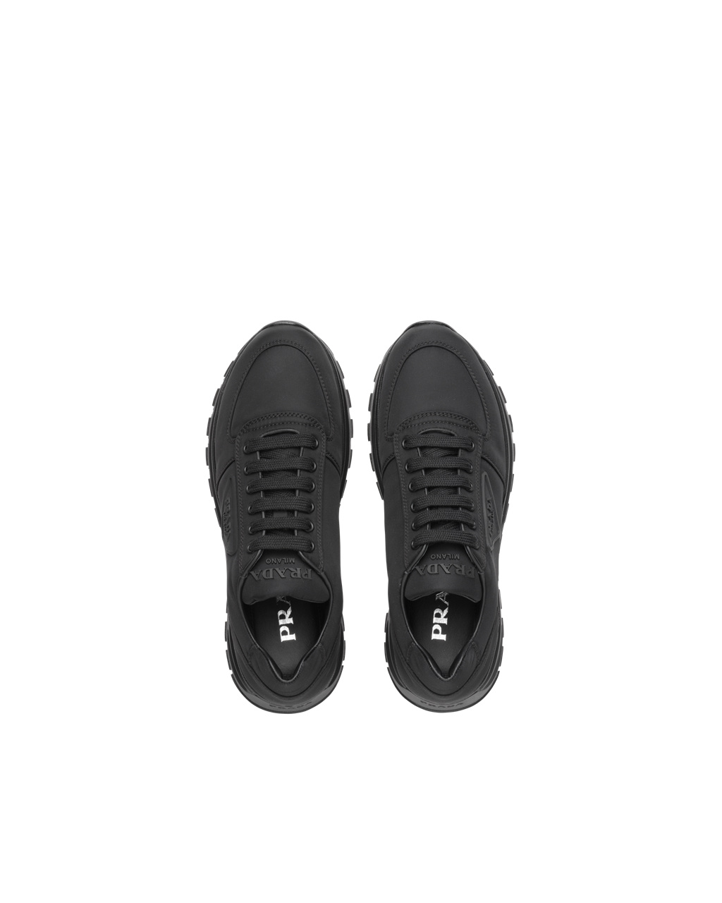 Prada Prax 01 Re-nylon Gabardine Sneakers Černé | 037948NXB